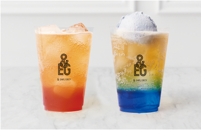 ティーソーダ＆クリームティーソーダ